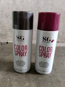 Color Spray Paint Combo Pack (Black & Maroon)