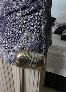 Elegant Metallic Clutch
