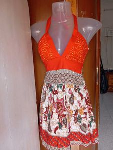 Halter Sundress with Floral Print