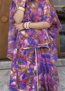 Floral Rajputi Dress