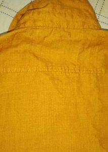 Orange Button-Down Shirt