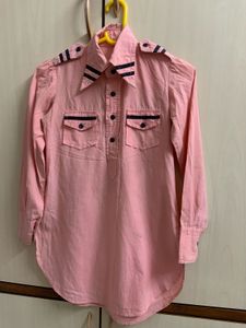 Unisex Pink Pathani Kurta Pajama Set