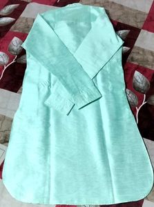 FLUORESCENT GREEN 3 PIECE KURTA SET