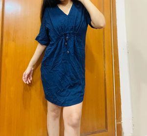Navy Blue Mini Dress
