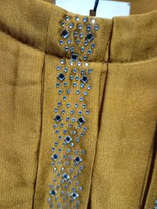 L Size Stone Work Kurti