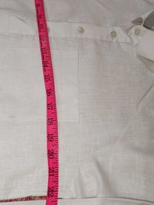 Classy White Cotton Kurta