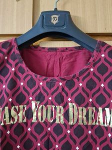 Patterned Crop Top