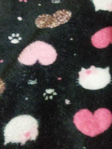 Cute Heart &amp; Cat Print Pajama Pants and hoodie 💕