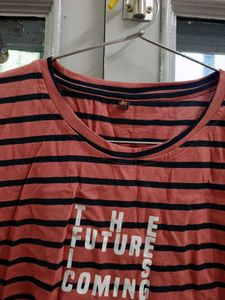 Striped Graphic Tee