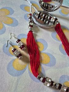 Necklace With Earrings For Women