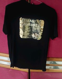Armani Exchange Black Tee