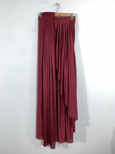 Red Ruched Bandeau Top