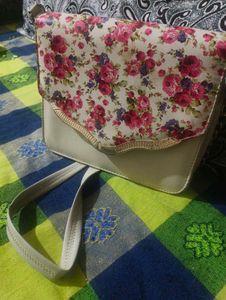 Floral Print Shoulder Bag Beutiful Look