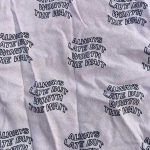 pastel pink crop tee