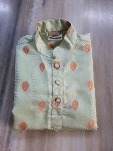 Pista Green Traditional Wear For Boys
