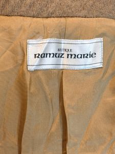 Ramuz Marie Boutique Elegant Wool  Overcoat