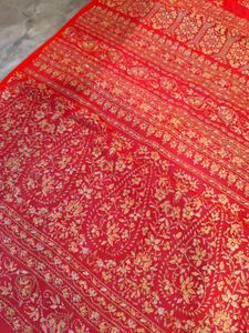 Sindoor red saree.