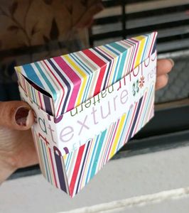 Colorful Striped Pastry- Shaped Scrapbook