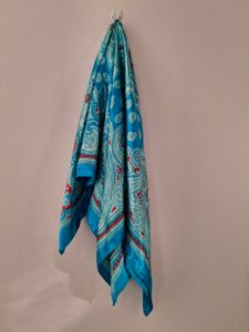 y2k Paisley Scarf (bandana)- Vibrant Blue 💙