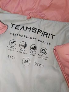 NEW PINK PUFFER JACKET