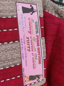 Striped Cotton Salwar Kameez