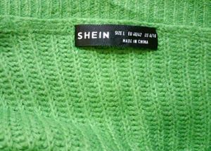 Green Cropped Cardigan