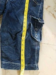 Denim Half Pant For Boys