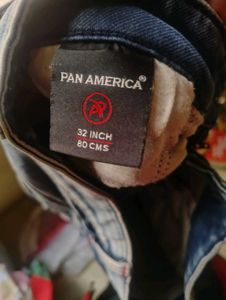 Pan America Denim Light Wash Jeans ,