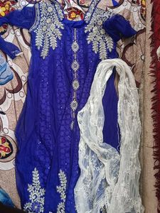 Elegant Blue Kurta Set
