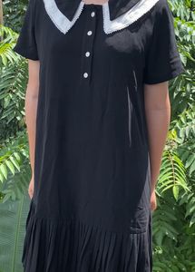 Korean/japanese Style Collar Loose Dress