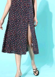 Front Slit Skirt