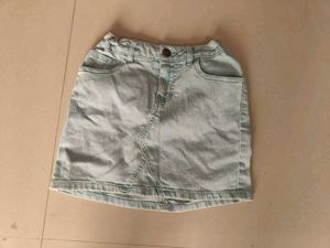 Denim Mini Skirt