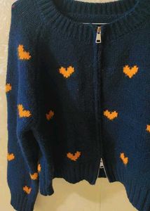 Heart Pattern Cardigan
