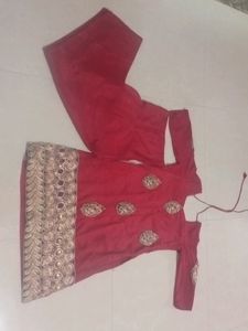 Rust Kurti And Bottom Set New