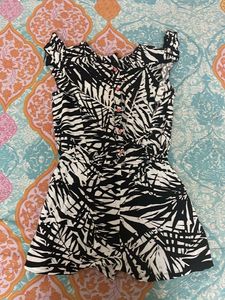 black and white jumpsuit for girls.