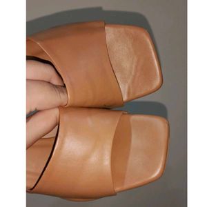 Beige Mule Heels