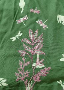 Printed Square Neck Top