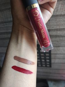 Matt Look Cosmetic Lipstick Shade -20 Chocoholic,18 Forever,07 Magic Maroon Perfect Red Lipstick Perfect Pink Lipstick Tranfer Proof Lipstick Perfect Brown Nude Lipstick