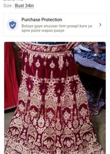 Red Embroidered Lehenga Choli