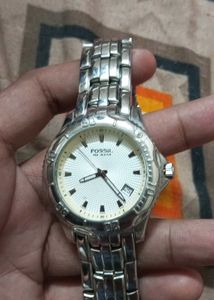 Fossil Orignal Mens Quartz With Rotating Bezel.