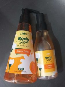 plum combo body mist and shower gel