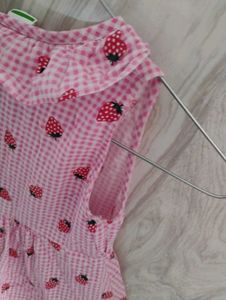 Hand 🌼Print Baby Girl Frock