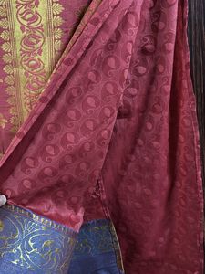 Red Shiny  Saree