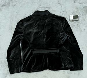 Elegant Black Velvet Jacket