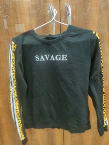 Sweat Shirt Look Top