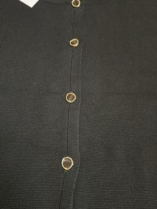 Sleeveless Button-Down Top