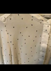H&amp;M Hearts Long Sleeves Blouse