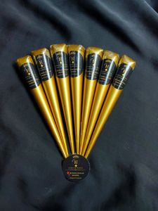 organic henna cones