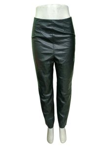 Black Faux Leather Pants