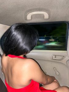 Halter Neck Red Dress